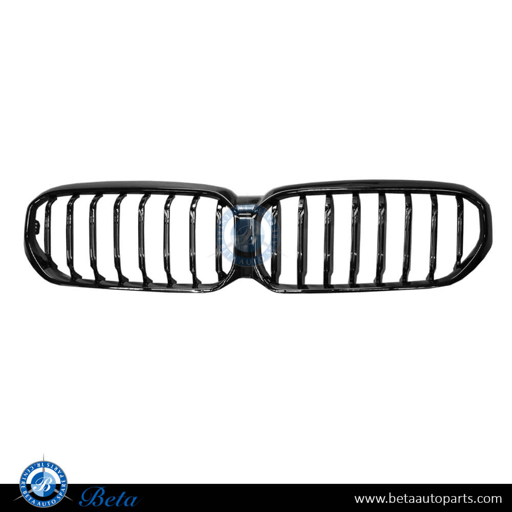 Radiator Grille without Camera Hole Gloss Black color for BMW 5 Series G30 LCI 2021-Up models, Part Number 51129852168 Radiator Grille without Camera Hole Gloss Black color for BMW 5 Series G30 LCI 2021-Up models, Part Number 51129852168